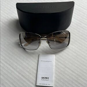 Donna Karan sunglasses with black case